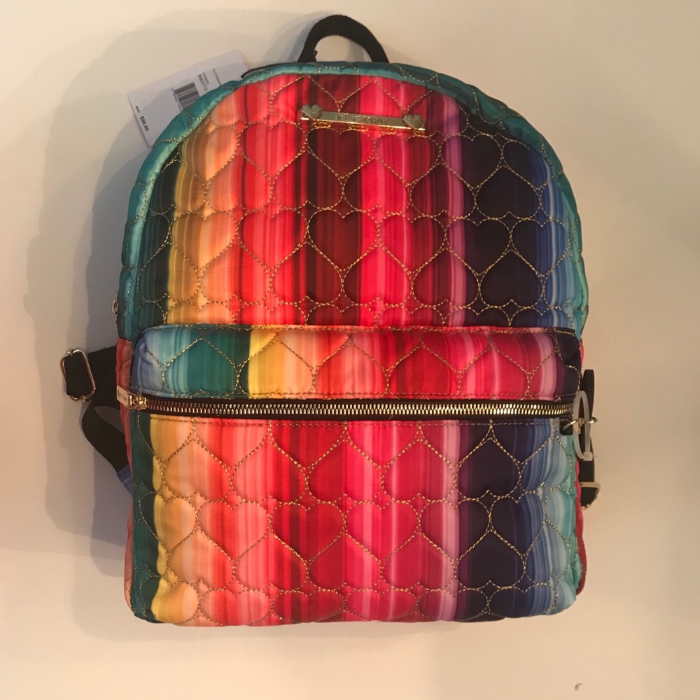 Betsey Johnson Rainbow Backpack
